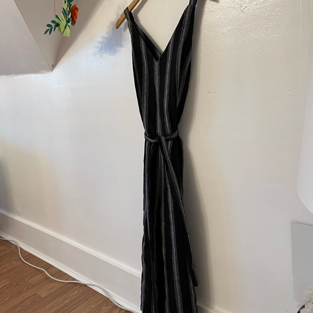 Joe Fresh Belted Linen Summer jumpsuit sz M
